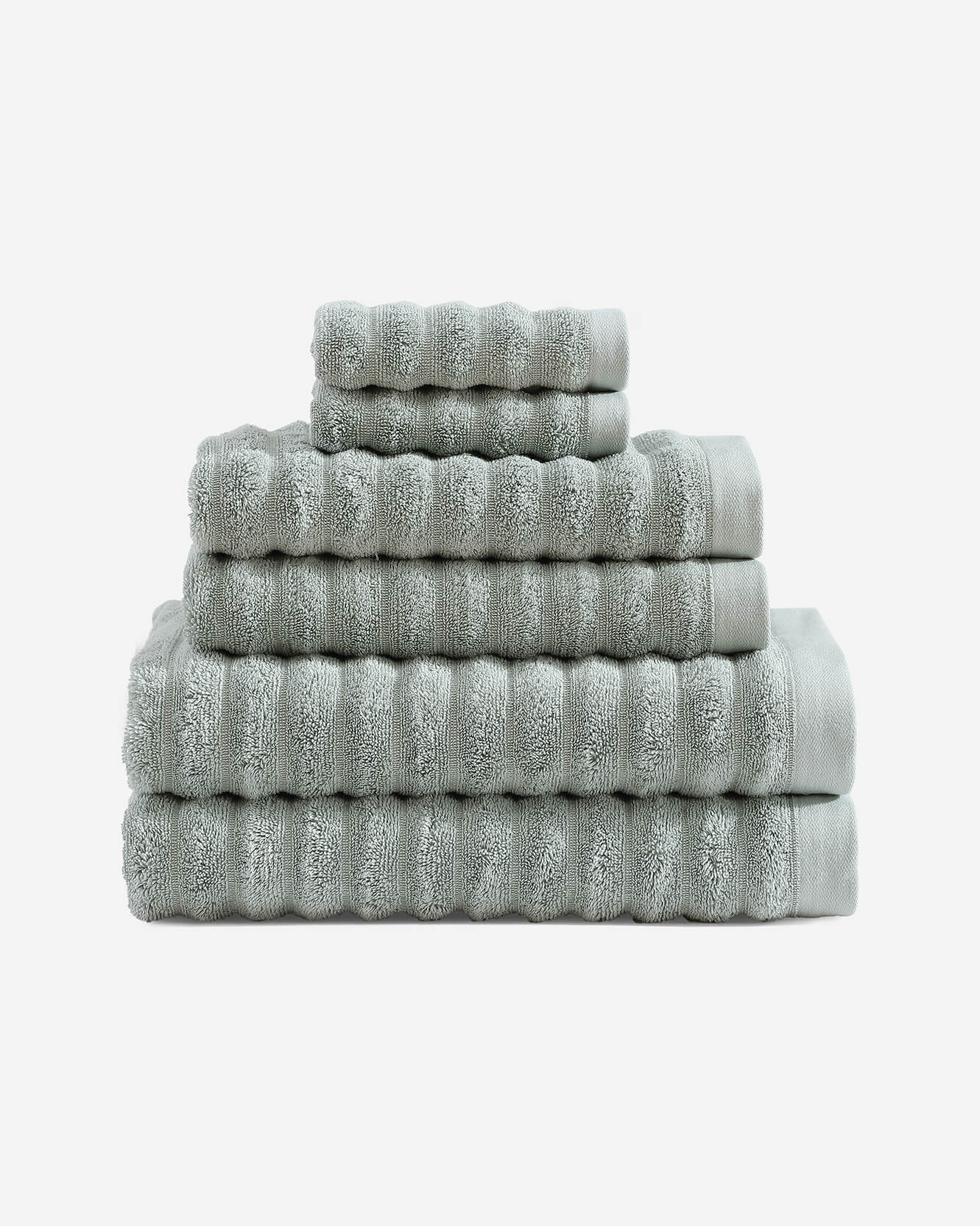 Turkish Cotton Rib Towel Set 7 Turkish Cotton Rib Towel Set