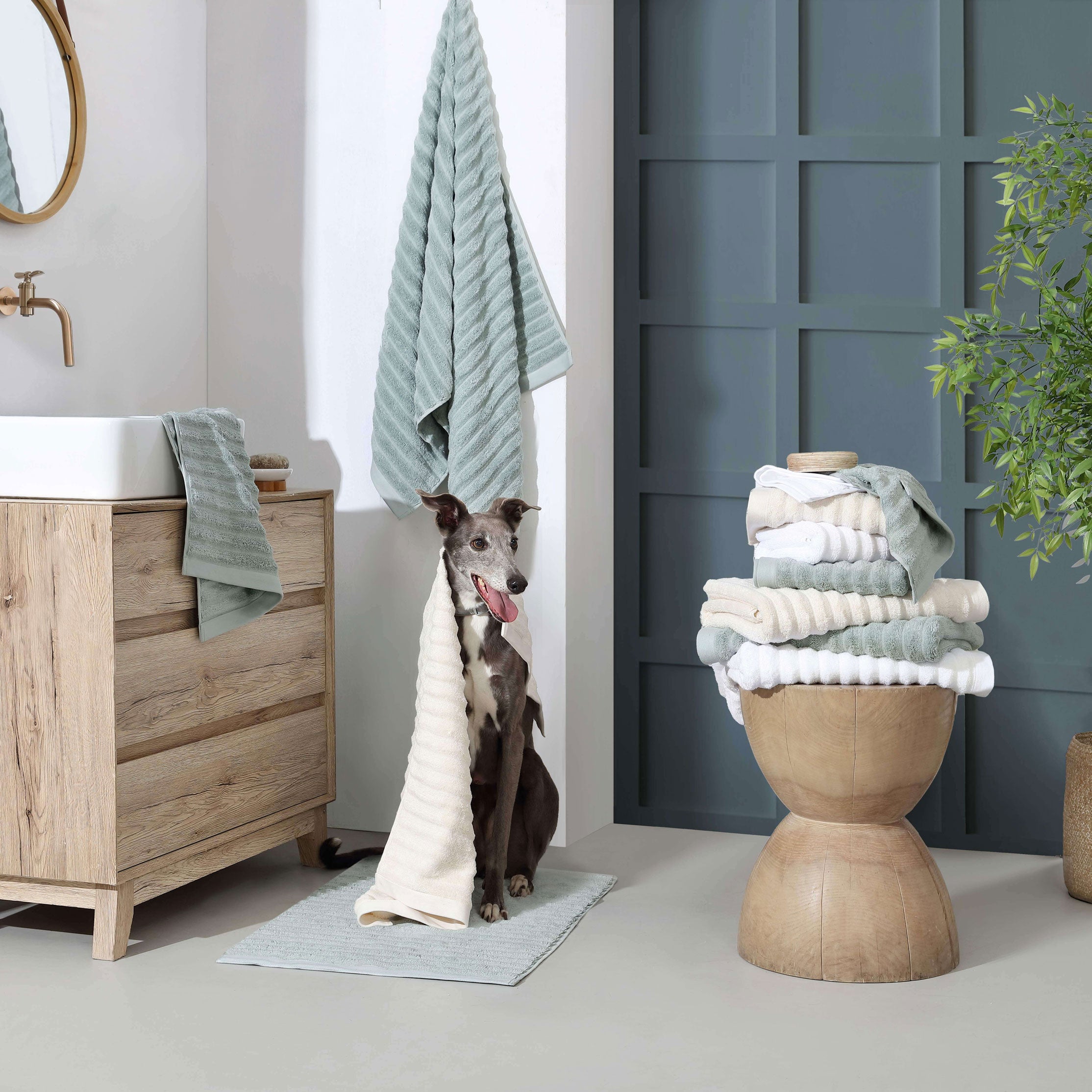 Turkish Cotton Rib Towel Set 10 Turkish Cotton Rib Towel Set