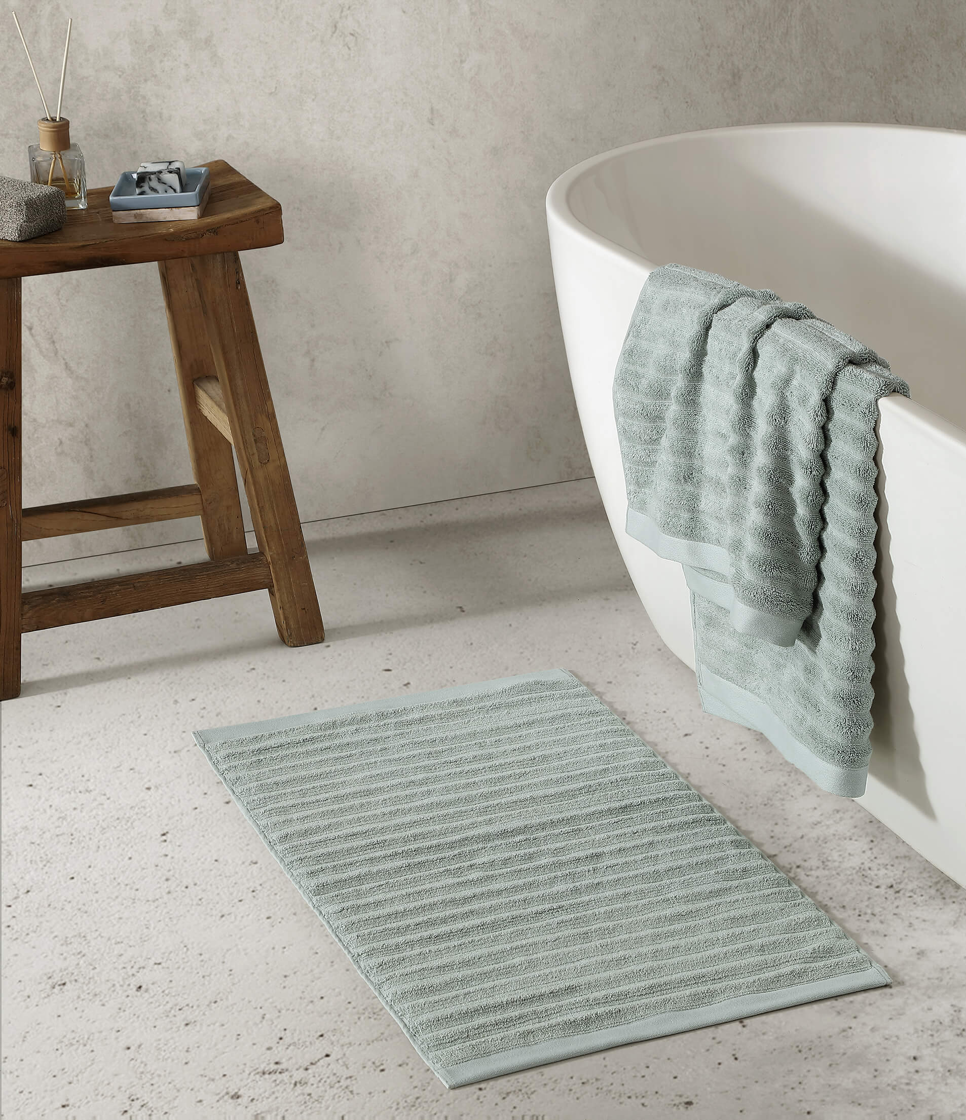 Turkish Cotton Rib Bath Mat 9 Turkish Cotton Rib Bath Mat