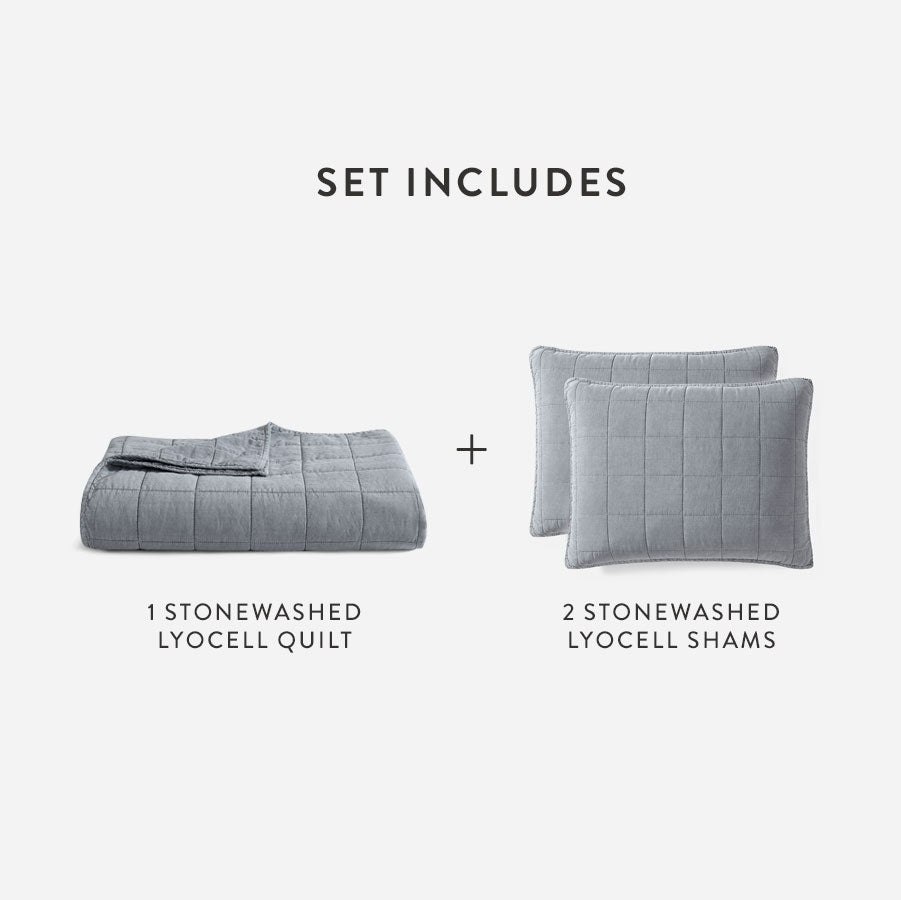 Stonewashed Lyocell Quilt Bundle 4 Stonewashed Lyocell Quilt Bundle