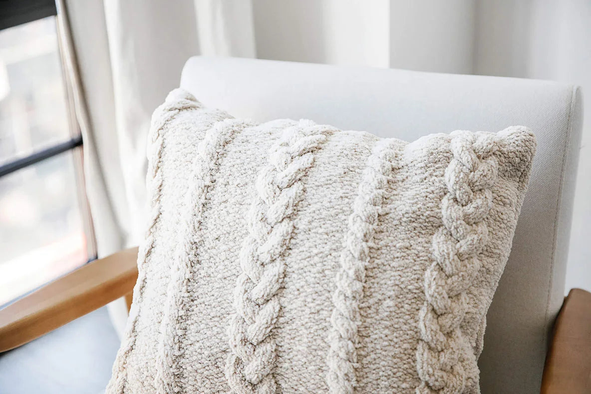 Braided Throw Pillow 19 Braided Throw Pillow