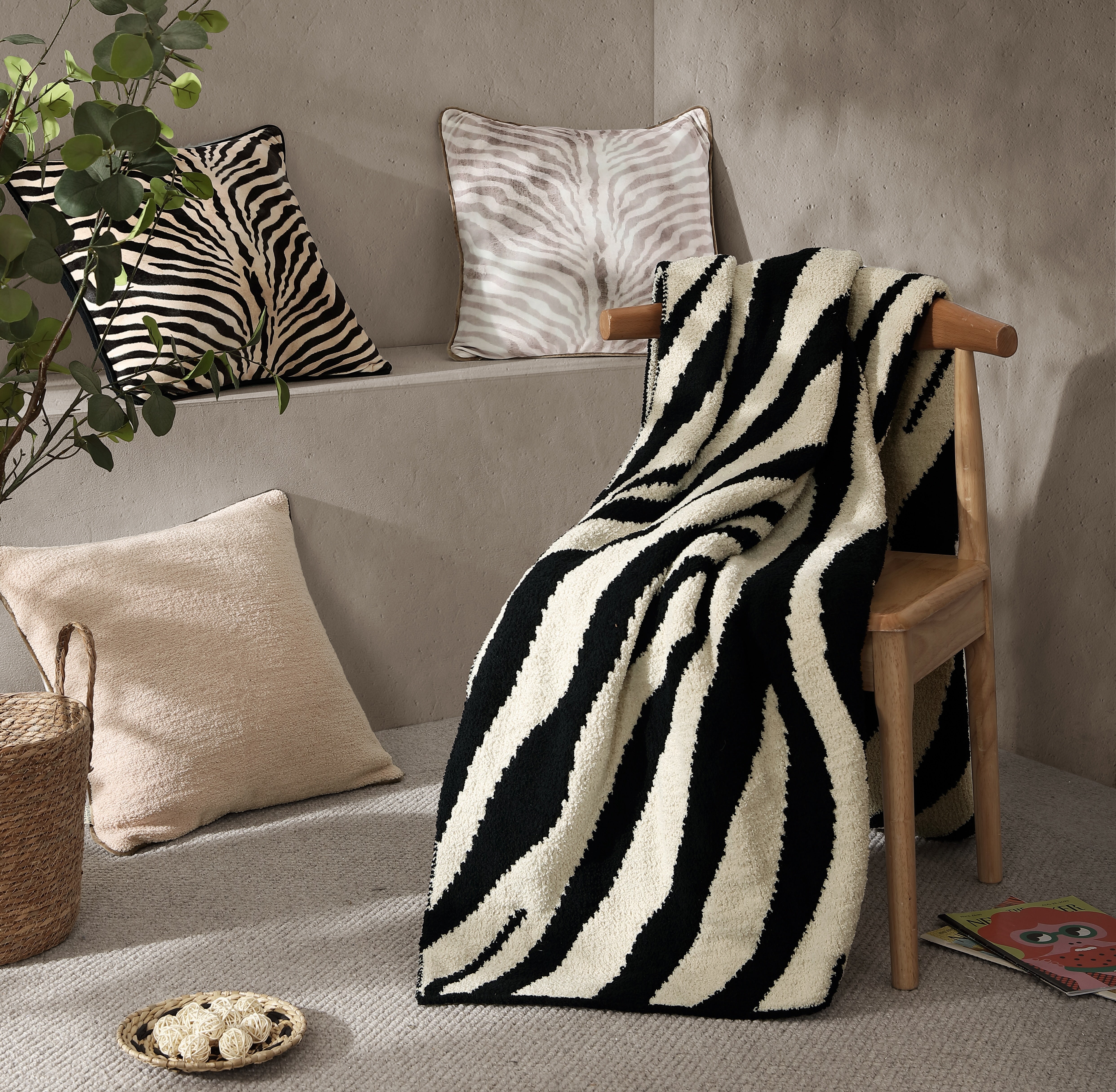 Zebra Throw 5 Zebra Throw