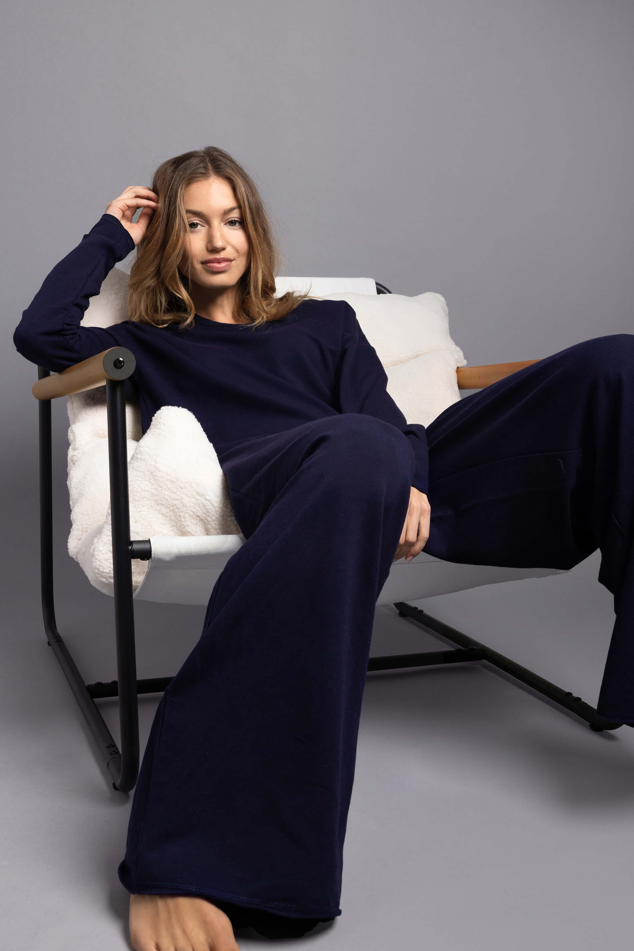 Organic French Terry Long-Sleeved Top 12 Organic French Terry Long-Sleeved Top