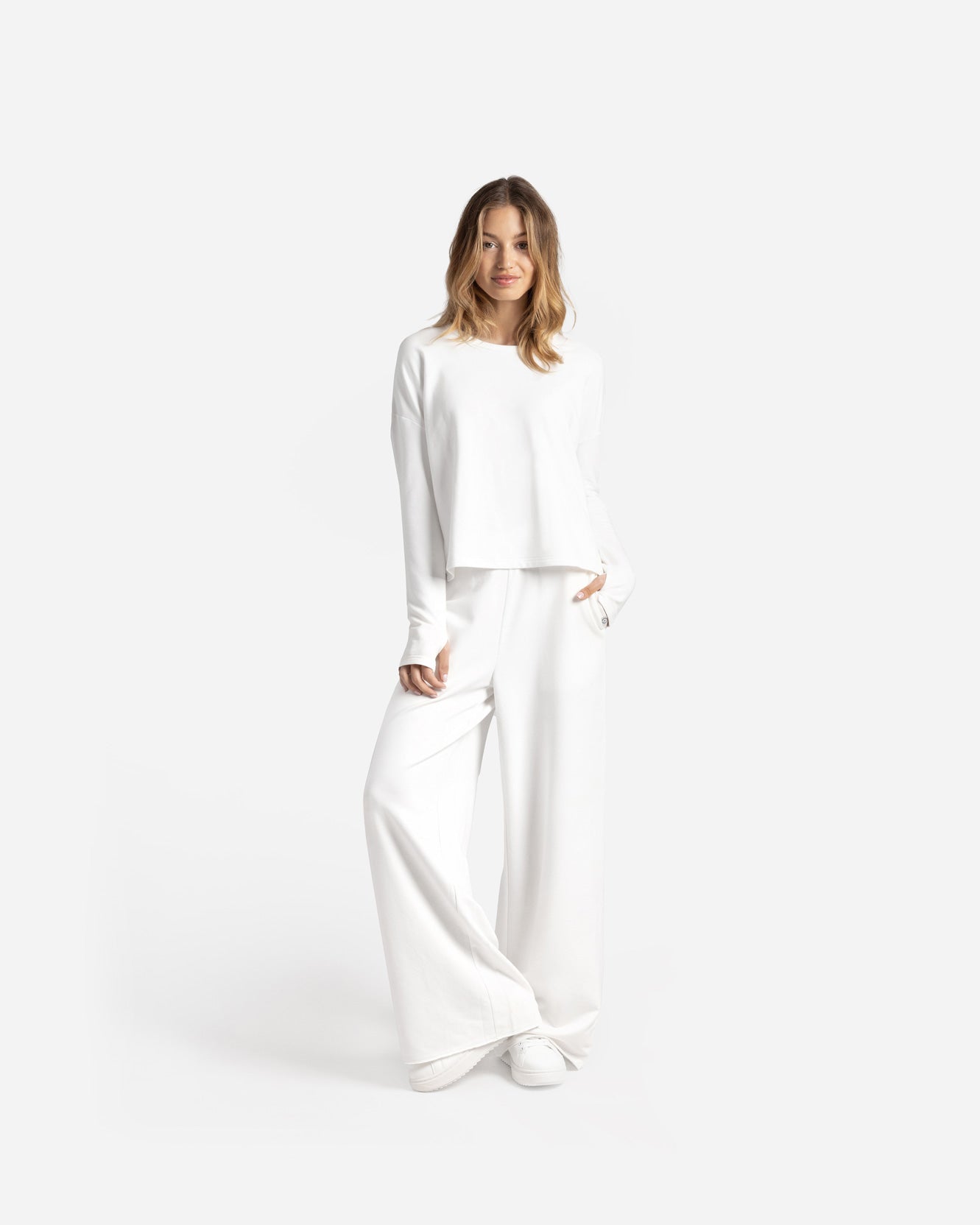 Organic French Terry Long-Sleeved Top 6 Organic French Terry Long-Sleeved Top
