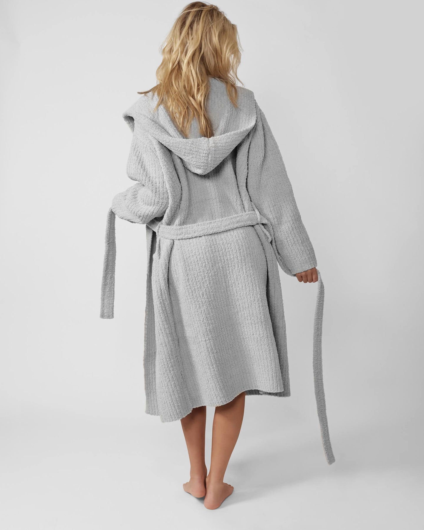 Ribbed Hooded Robe 19 Ribbed Hooded Robe