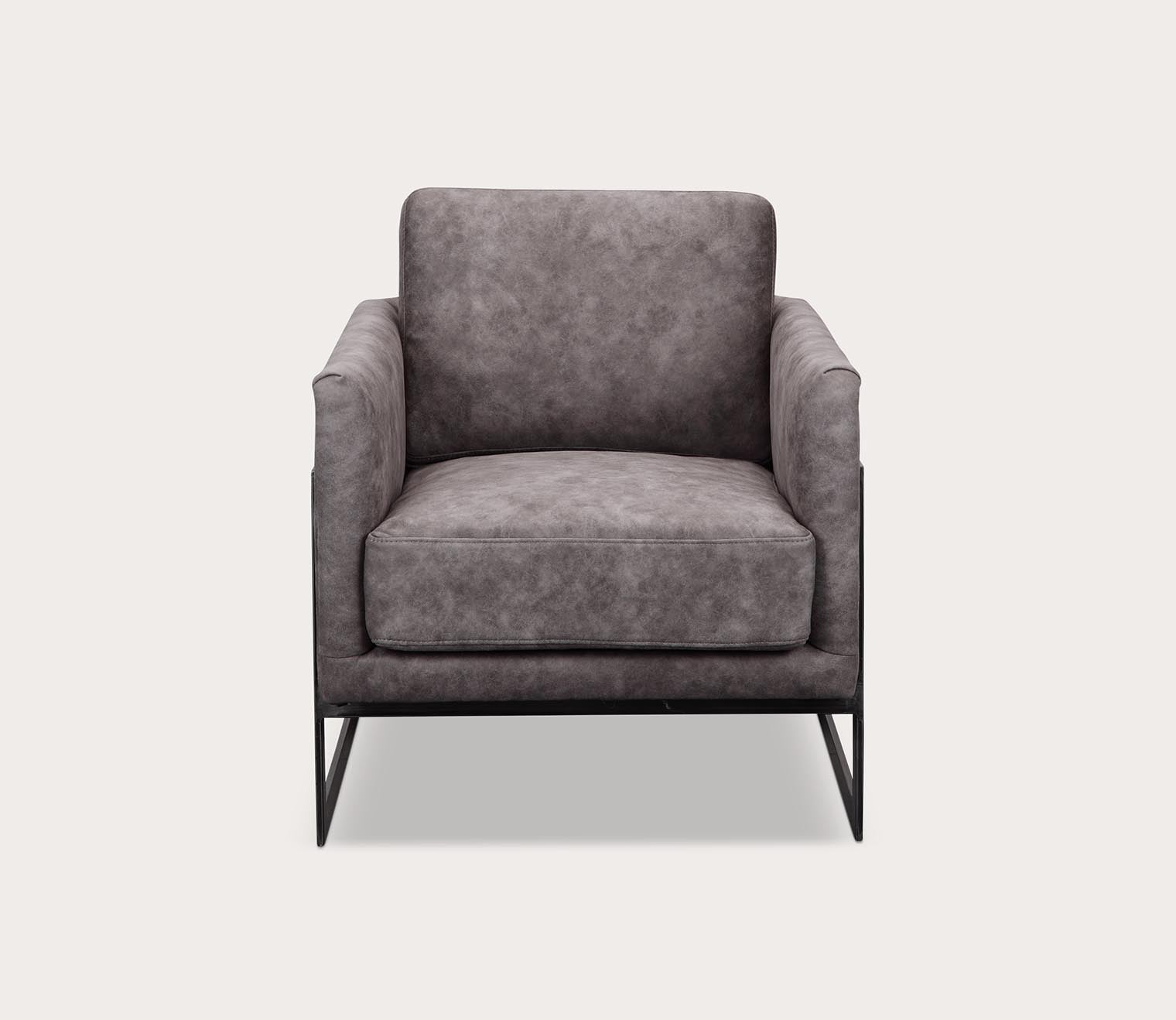 Moe's Furniture Luxley Iron Frame Upholstered Club Chair 7 Moe's Furniture Luxley Iron Frame Upholstered Club Chair