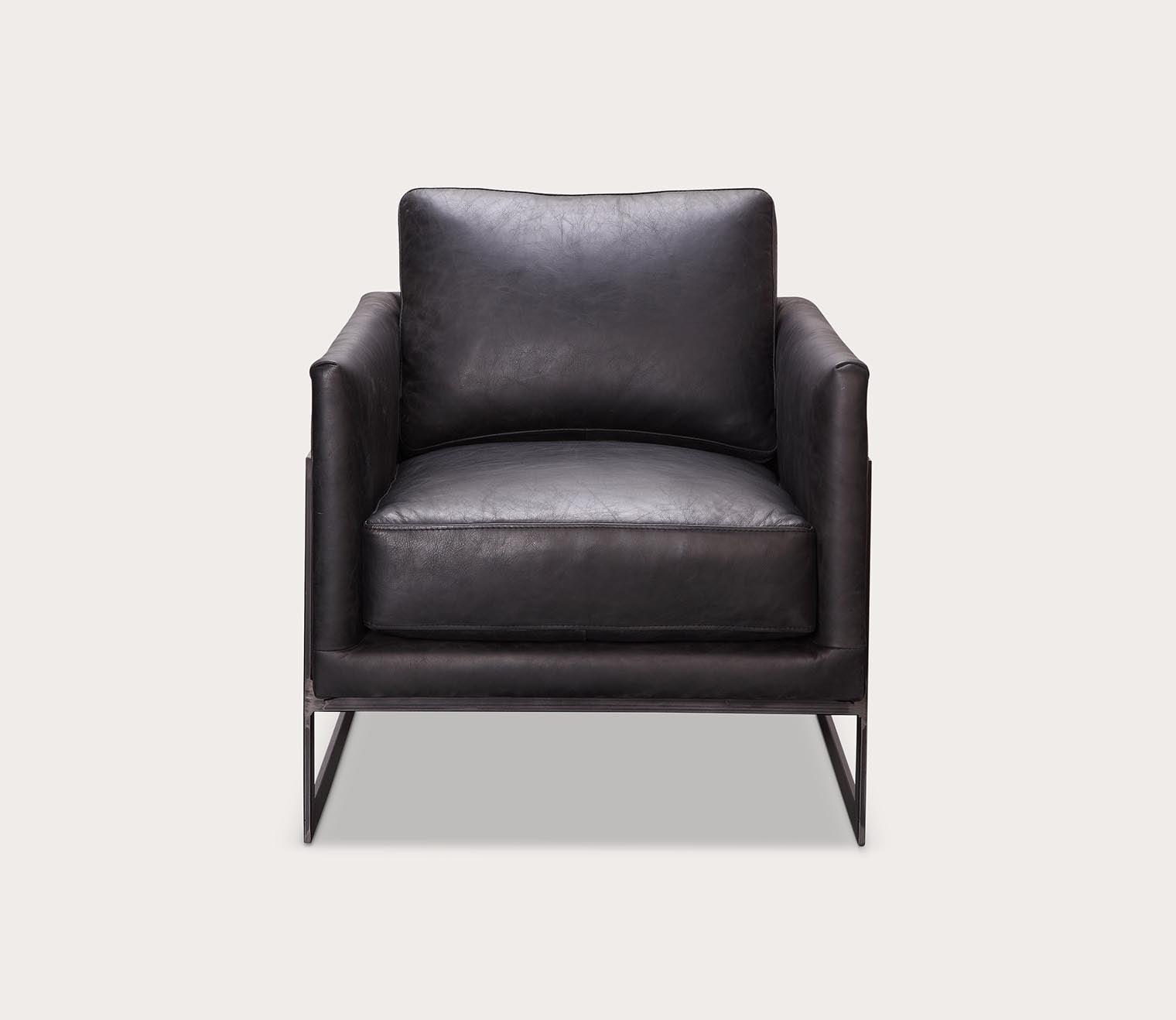 Moe's Furniture Luxley Iron Frame Upholstered Club Chair 10 Moe's Furniture Luxley Iron Frame Upholstered Club Chair