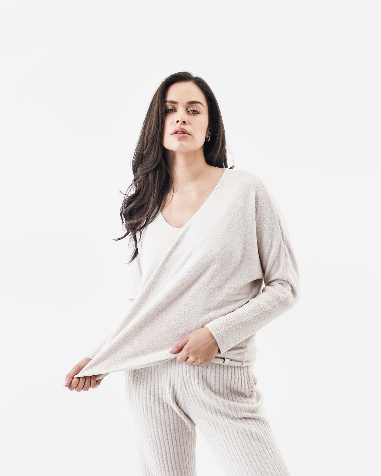 Cloud Cool V-Neck Pullover