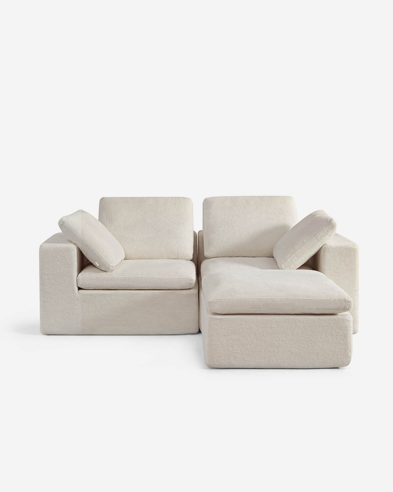Hudson Modular Two Seater + Ottoman