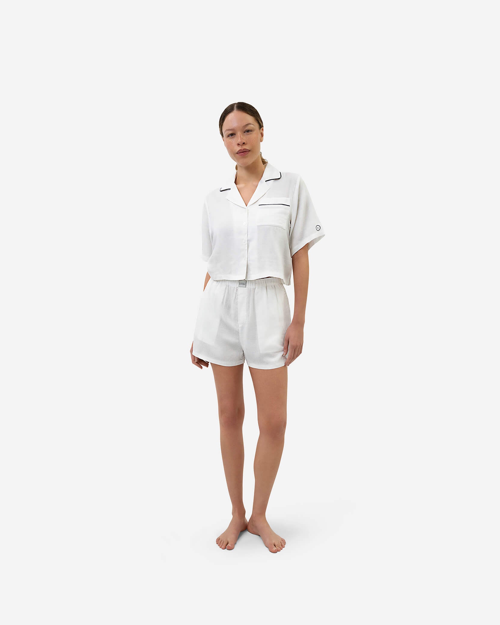 Woven Cotton Short PJ Set