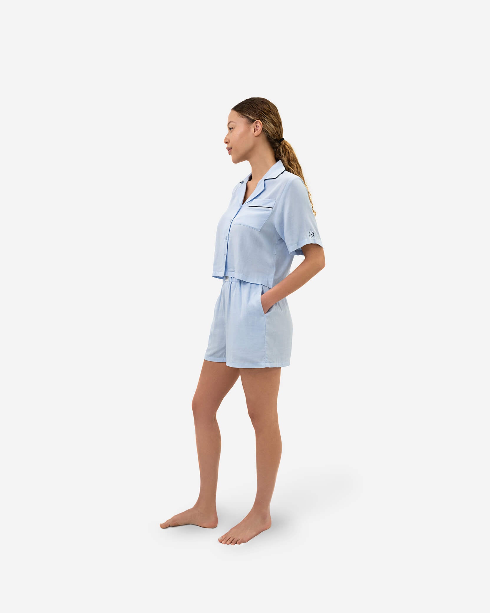 Woven Cotton Short PJ Set 12 Woven Cotton Short PJ Set
