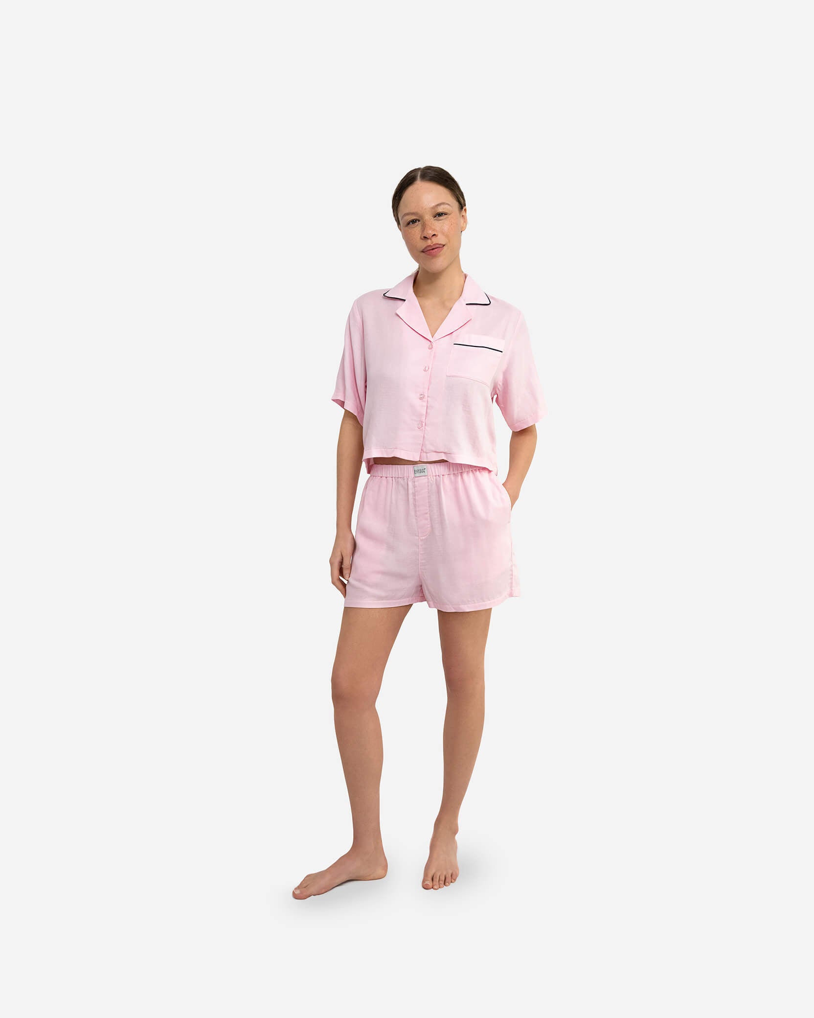 Woven Cotton Short PJ Set 18 Woven Cotton Short PJ Set