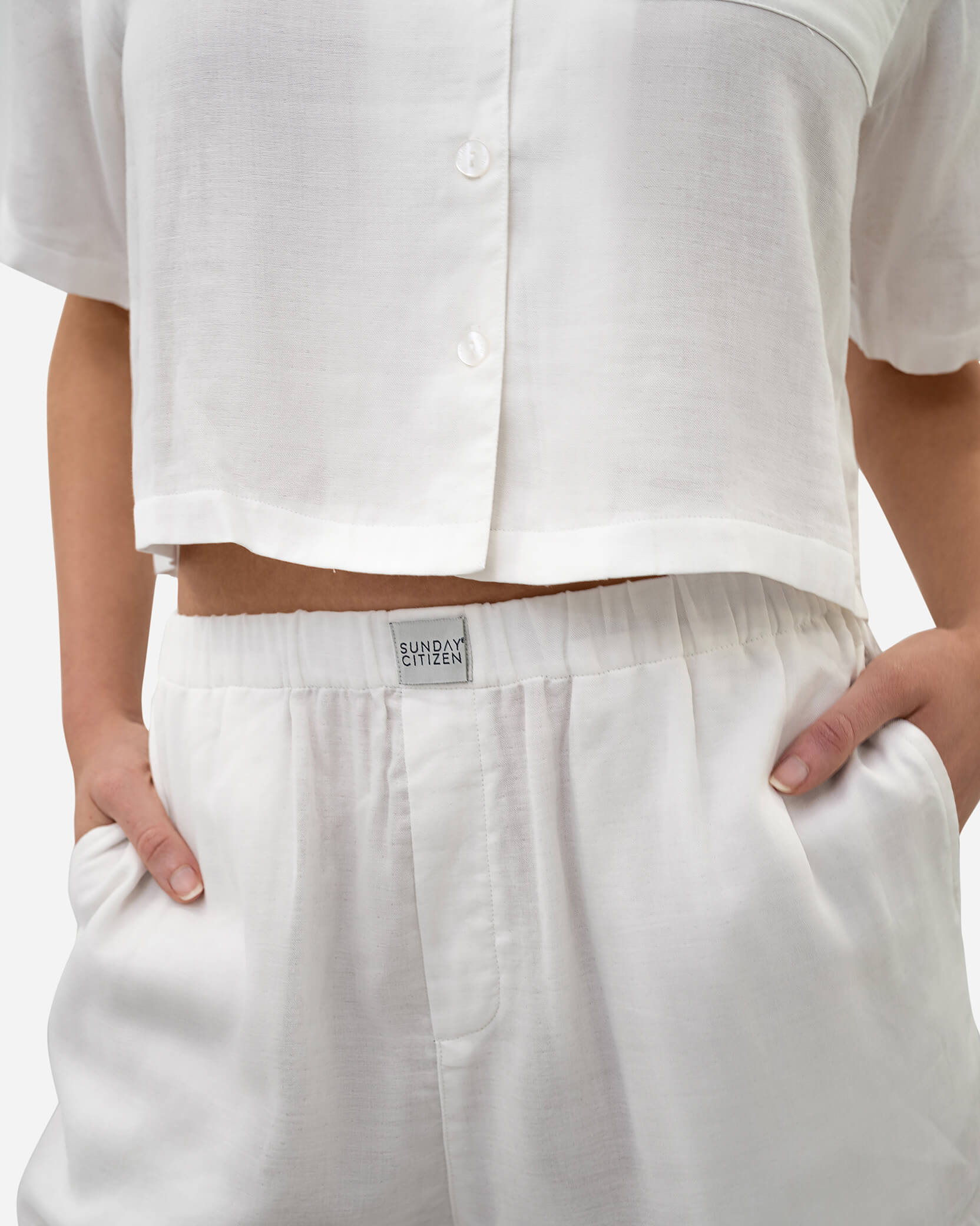 Woven Cotton Short PJ Set 8 Woven Cotton Short PJ Set