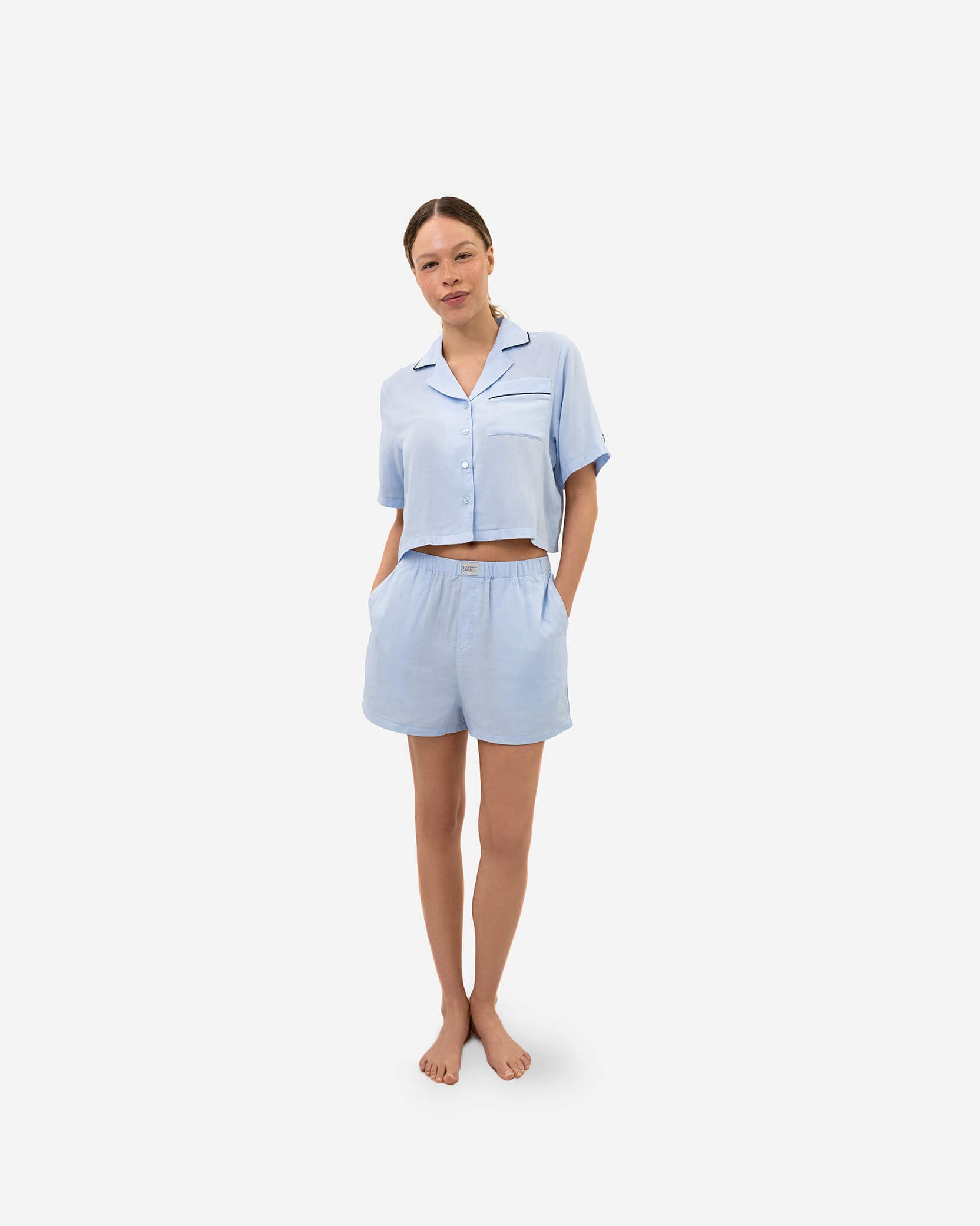 Woven Cotton Short PJ Set 10 Woven Cotton Short PJ Set